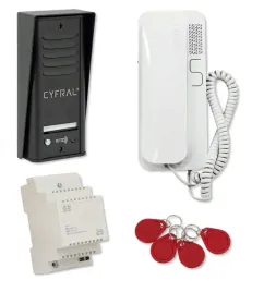 domofon-1-rodzinny-cyfral-cosmo-r1-czarny-breloki-bialy-unifon