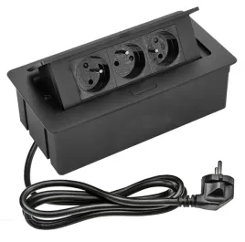 gniazdo-elektryczne-potrojne-chowane-w-blat-nablatowe-gniazdko-czarne