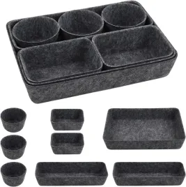 organizery-na-artykuly-biurowe-szkolne-na-biurko-filcowe-ciemnoszare-8-szt