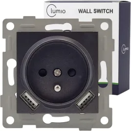 gniazdo-230v-16a-czarne-ladowarka-2x-usb-5v-ip21-podtynkowe-60mm