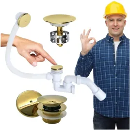 syfon-wannowy-zloty-z-korkiem-klik-klak-do-wanny-brodzika-z-przelewem