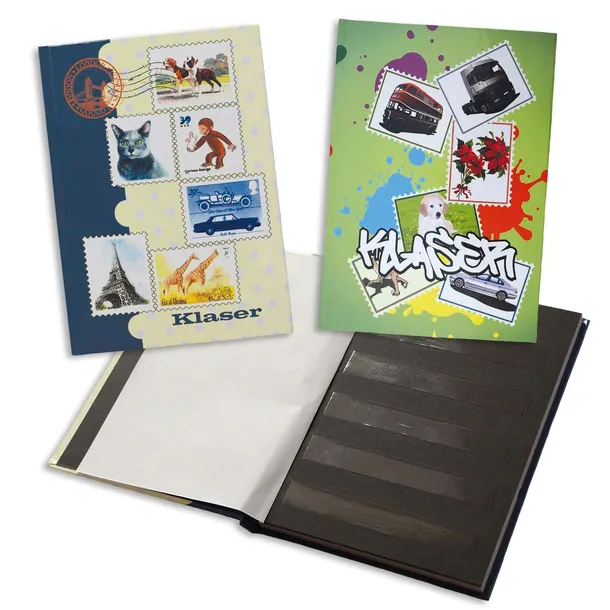 Klaser na znaczki filatelistyczny ~B6, 4 karty