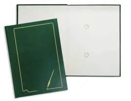teczka-do-podpisu-10-przegrodek-grzbiet-kryty-z-ramka-zielona