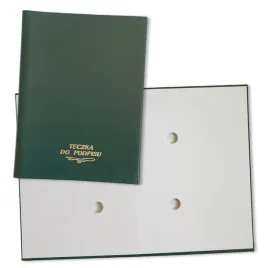 teczka-do-podpisu-20-przegrodek-grzbiet-kryty-zielona