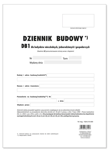 dziennik-budowy-db1-a4-oryginal-kopia-kod-producenta-1824-210-090
