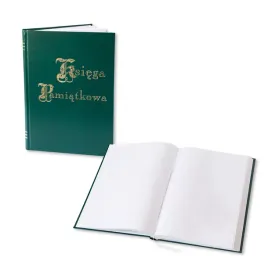 ksiega-pamiatkowa-zlocona-a4-144-karty-zielona
