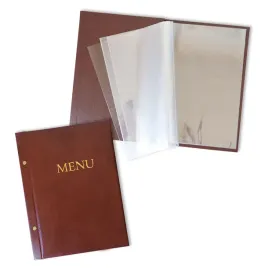 okladka-karta-menu-a4-napis-prosty-10-kart-brazowa