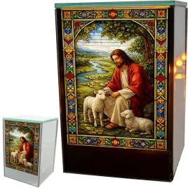 znicz-led-jezus-dobry-pasterz-witraz-lampion-na-grob-kapliczka-lustro
