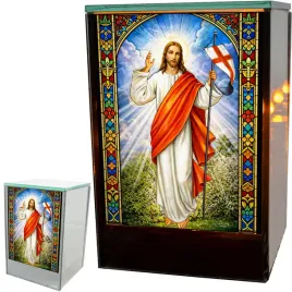 znicz-led-jezus-zmartwychwstaly-witraz-lampion-na-grob-kapliczka-lustro