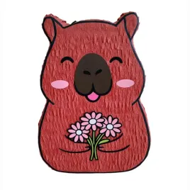 piniata-kapibara-urodziny-dziecka-kij-wypelnienie-pinata-kwiaty-40x30x10