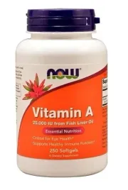 now-foods-vitamin-a-25000-iu-250-sgels-skora-wlosy-odpornosc