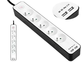 listwa-zasilajaca-tracer-zebra-1-5m-2x-ladowarka-przeciwprzepieciowa-usb