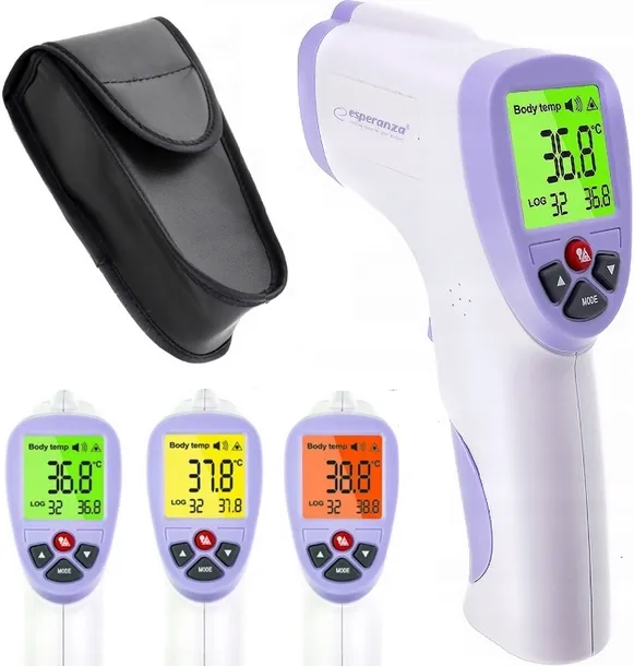 TERMOMETR BEZDOTYKOWY NA PODCZERWIEŃ MEDYCZNY LEKARSKI LCD ELEKTRONICZNY