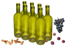 zestaw-8-zielonych-butelek-szklanych-na-wino-750-ml