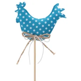 niebieska-kurka-na-piku-kura-topper-wielkanocny-dekoracja-ozdoba-wiosenna