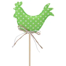 zielona-kura-na-piku-kurka-dekoracja-figurka-ozdoba-wiosenna-wielkanocna