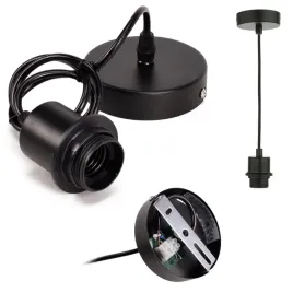 zawiesie-czarne-do-lamp-wiszacych-100cm-regulowane-e27-zwis-podstawa-loft