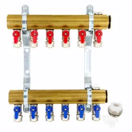 rozdzielacz-c-o-6-obwodow-zaworki-pex-odpowietrzniki-do-grzejnikow