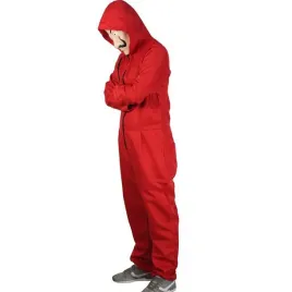przebranie-napad-na-bank-kostium-czerwony-onesie-3xl