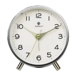 bialy-okragly-elegancki-budzik-perfect-bb11007-cichy-mechanizm-4-baterie
