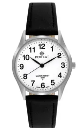 zegarek-meski-perfect-gx018-01-bialy-klasyczny-elegancki-czarny-pasek