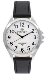 zegarek-meski-perfect-gxb412-03-bialy-klasyczny-elegancki-czarny-pasek