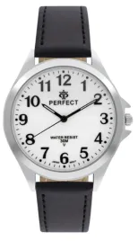 zegarek-meski-perfect-gxb412-01-bialy-klasyczny-elegancki-czarny-pasek