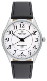 zegarek-meski-perfect-gxb141-03-bialy-elegancki-klasyczny-czarny-pasek