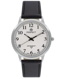 zegarek-meski-perfect-gxb433-03-bialy-klasyczny-elegancki-czarny-pasek