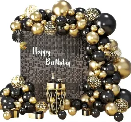 balony-zlota-girlanda-balonowa-czarna-zloto-luk-xxl-dekoracje-urodzinowe