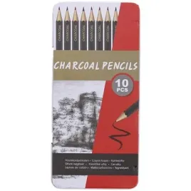 zestaw-olowkow-weglowych-do-szkicowania-rysunku-artist-pencils-10-sztuk
