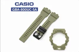 oryginalny-zestaw-casio-pasek-bezel-oliwkowy-gba-800uc-5a