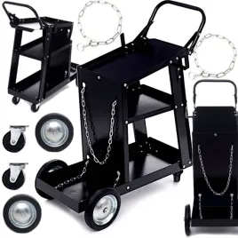 wozek-spawalniczy-do-spawarek-z-polka-na-butle-metalowe-kolka-pod-migomat