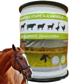 tasma-ogrodzeniowa-basic-dla-koni-200-mb-20-mm-biala-pastuch
