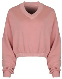 reebok-bluza-damska-cl-rbk-nd-ft-crew-hy2707-bluza-krotki-fason-pudrowa
