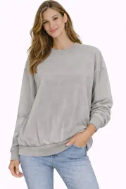 bluza-damska-id8889-jasnoszara-oversize-cienka-bawelniana-wygodna-premium