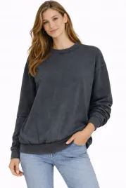 bluza-damska-id8868-szary-oversize-cienka-bawelniana-wygodna-premium
