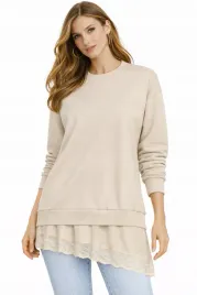 bluza-damska-z-halka-id8855-bezowa-modna-elegancka-wygodna-luzna