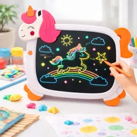 tablica-tablet-do-rysowania-znikopis-dla-dzieci-jednorozec-pomarancz