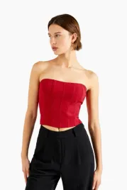 guido-maria-kretschmer-gorsek-top-damski-gmk1023-05600-czerwony-krotki