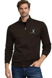 bluza-rozpinana-meska-brazowa-ze-stojka-bawelniana-miekka