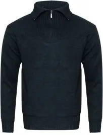 sweter-meski-golf-s8619-granatowy-bawelniany-rozpinany-wygodny-wygodny