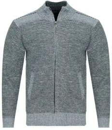 sweter-meski-rozpinany-s8627-szary-klasyczny-polgolf-prezent-na-swieta