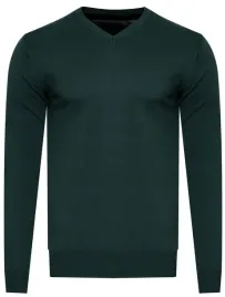 sweter-meski-v-neck-200-zielony-bawelniany-klasyczny-prezent-na-swieta