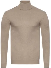 sweter-meski-golf-1702-bezowy-welniany-klasyczny-elegancki-prezent
