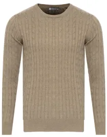 sweter-meski-warkocz-1-bezowy-bawelniany-klasyczny-elegancki-swiateczny