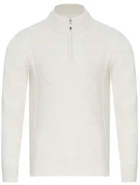 sweter-meski-polgolf-8157-cream-welniany-klasyczny-zamek-prezent-na-swieta