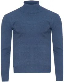 sweter-meski-golf-s8526-granatowy-melanz-elegancki-bawelniany-klasyczny