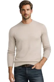 sweter-meski-elegancki-bezowy-regular-s8755-bezowy-wkladany-przez-glowe