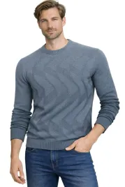 sweter-meski-ws7115-szary-welniany-cieply-wygodny-okragly-dekolt